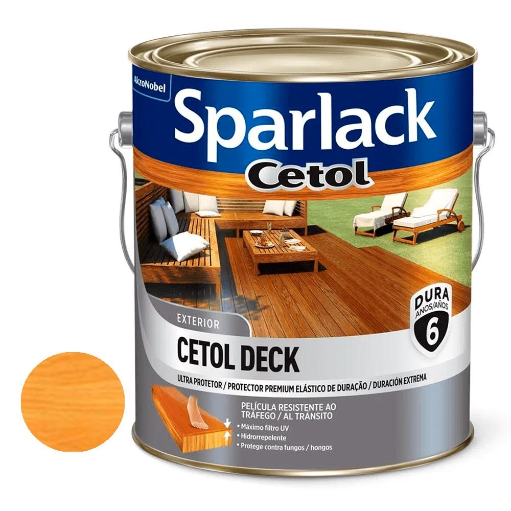 VERNIZ CETOL DECK NATURAL 3,6 CORAL