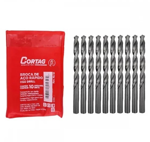 BROCA ACO RAPIDO 13/64 C/10UND CORTAG