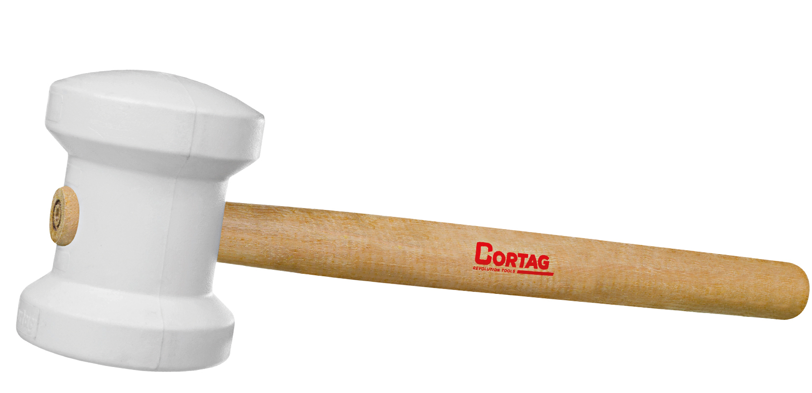 MARTELO DE BORRACHA 80MM BRANCO