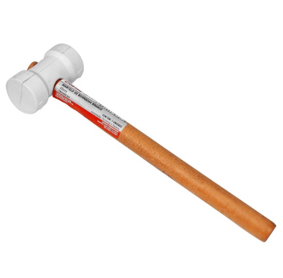 MARTELO DE BORRACHA 40MM BRANCO CORTAG