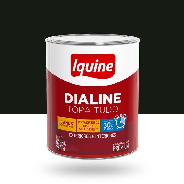 DIALINE ESM TOPA TUDO FOSCO PRETO 750ML