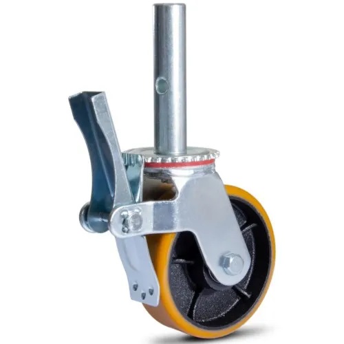 RODIZIO GIR.6X2 ESPIGA LISA 140MM COLSON