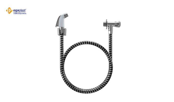 DUCHA HIG FLEX GT/BR C/REG METAL EGAPLAS