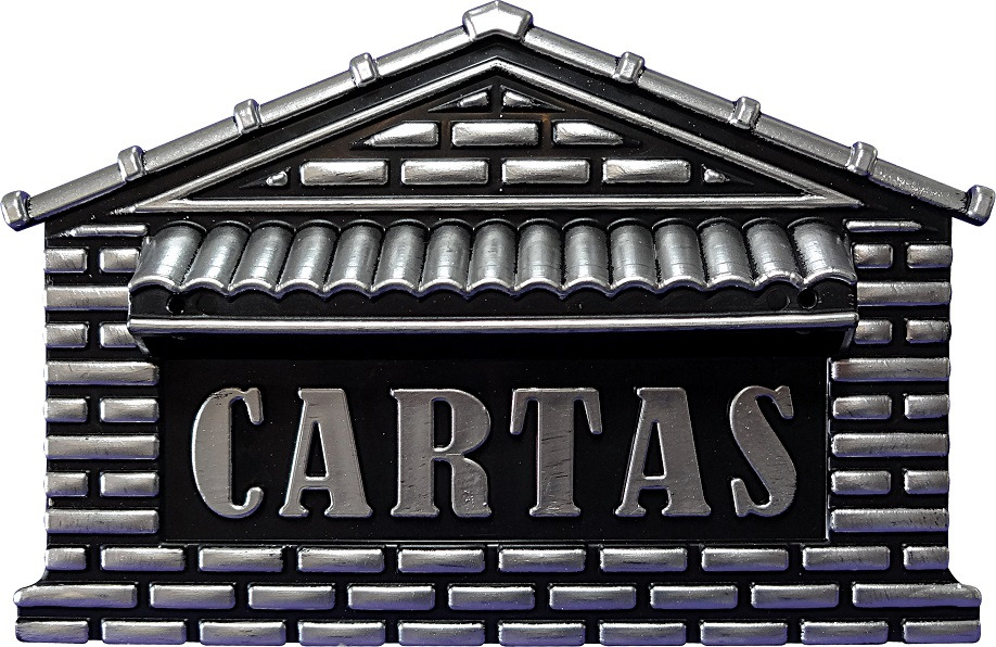 CAIXA CORREIO PVC TJL PRATA MURO REAL