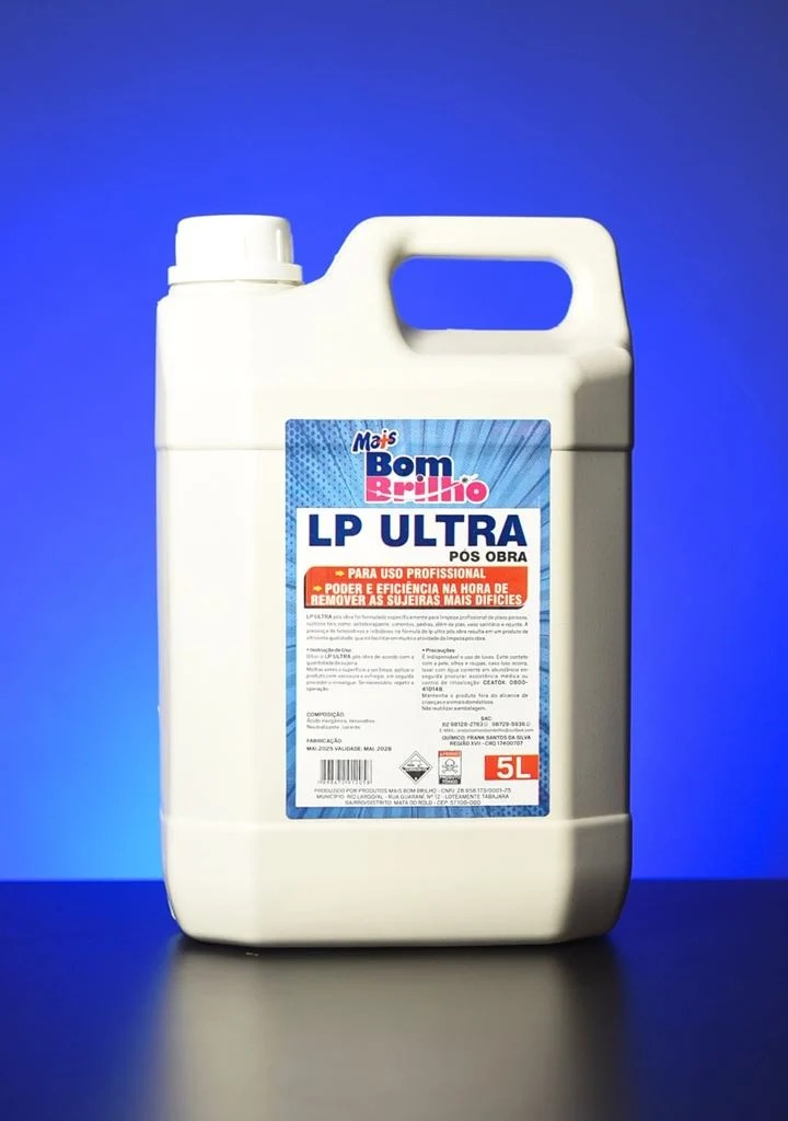 LIMPA PEDRA ULTRA POS OBRA 5L MAIS BOM