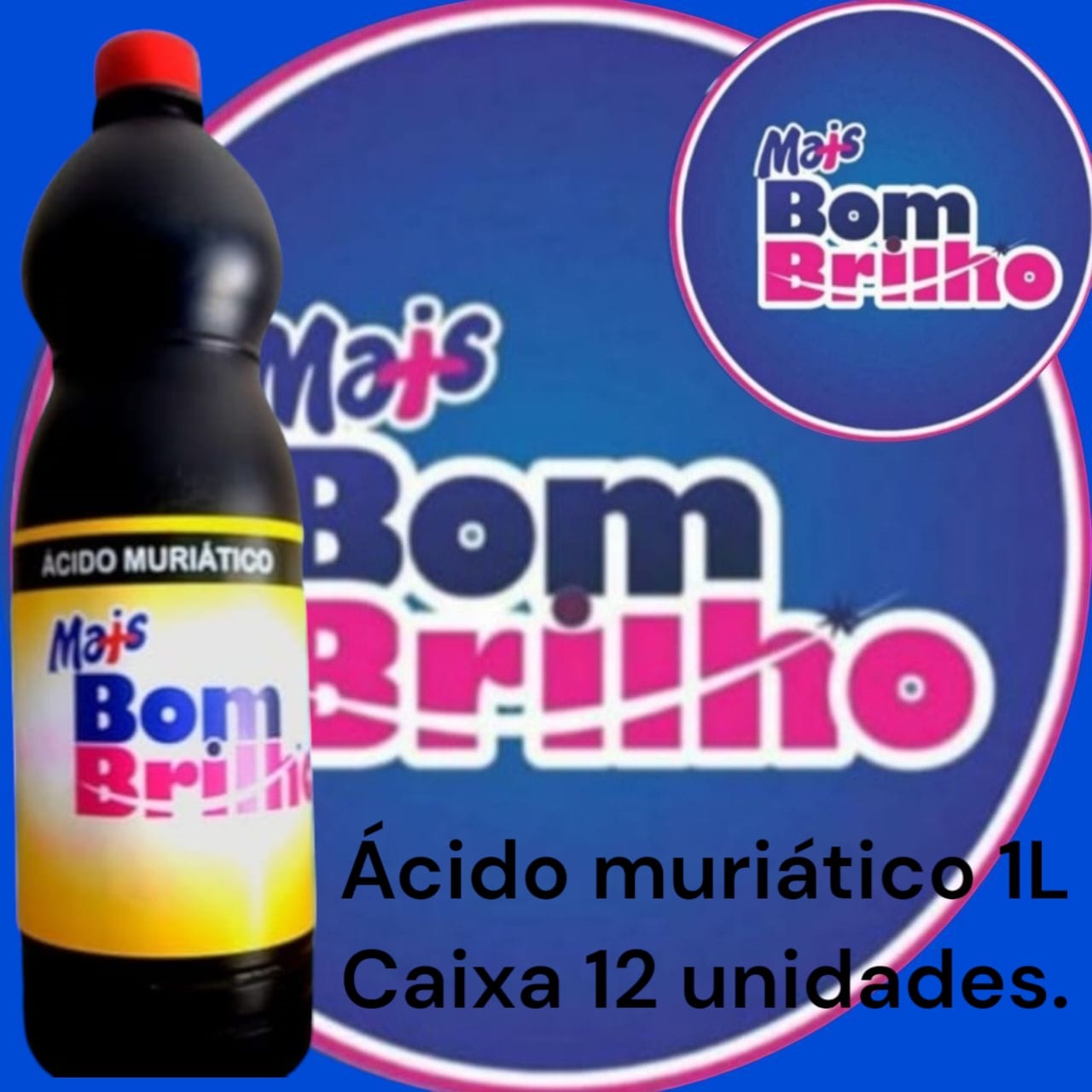 ACIDO MURIATICO 1L MAIS BOM