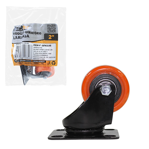 RODIZIO GIRAT.LARANJA 2” BESTFER