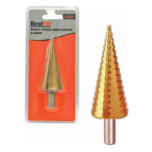BROCA CONICA ESCALON. 4 A 32MM BESTFER