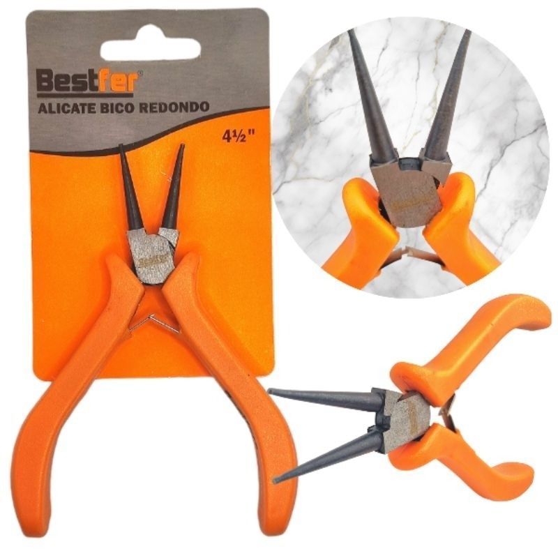 ALICATE 4 1/2” MEIA CANA BICO REDON BEST