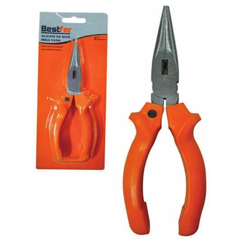 ALICATE 6”BICO  MEIA CANA BESTFER