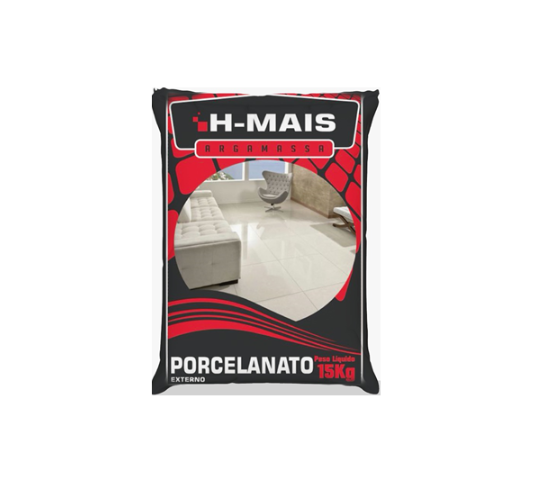 ARGAMASSA PORC EXT 15KG H-MAIS
