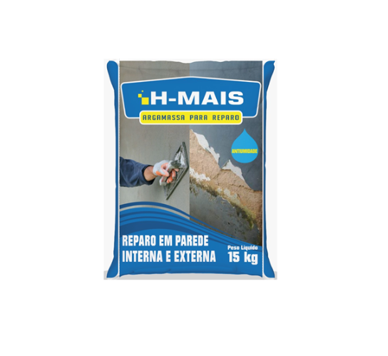 ARGAMASSA REPARADORA 15KG H-MAIS
