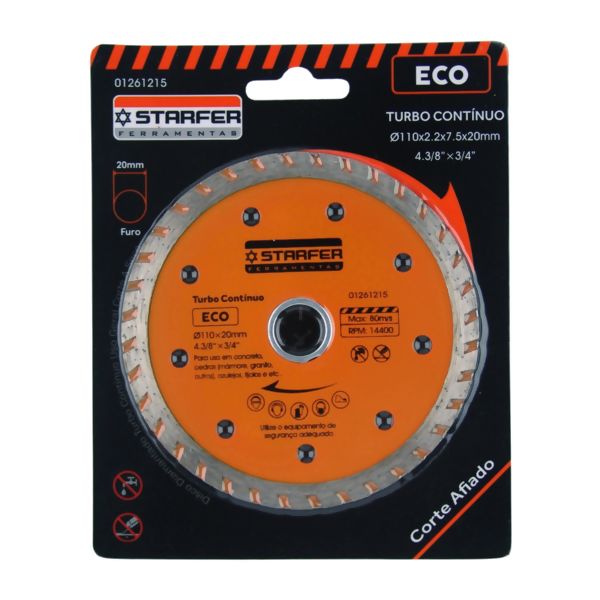 DISCO DIAMANTADO ECO TURBO STARFER