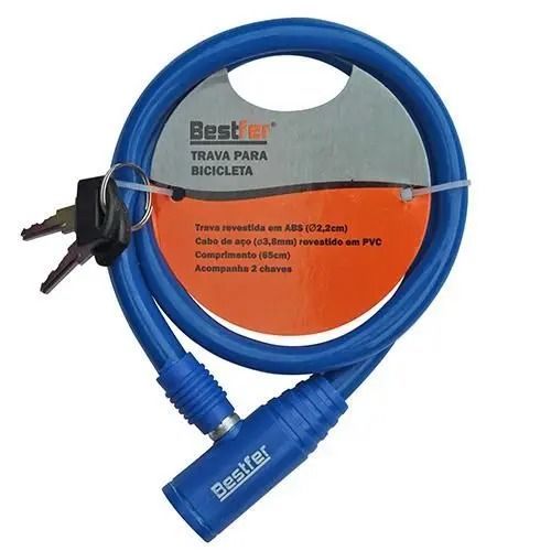 TRAVA P/BICICLETA AZUL 65CM REFO BESTFER