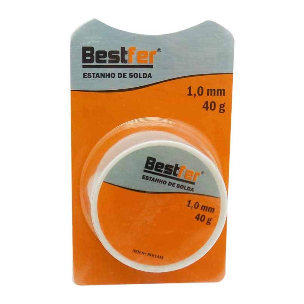 SOLDA EM ESTANHO 1,0MM 40G BESTFER