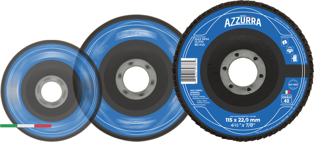 DISCO FLAP FIBRA CONICO 4.1/2 GR80