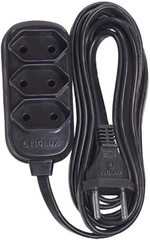 EXTENSÃO CONNECT 3T - 2P+T - 5M - PRETA