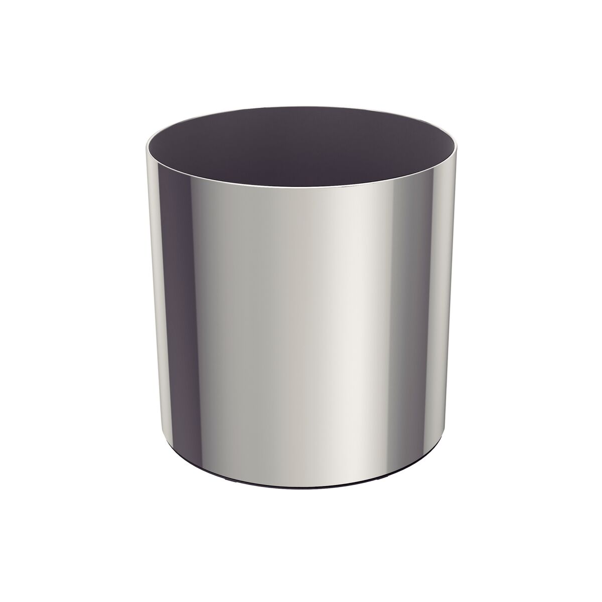 LIXEIRA REDONDA INOX S/TAMPA 12L