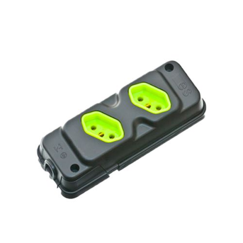 TOMADA BARRA ROBUST 2T-2P+T PR/VD