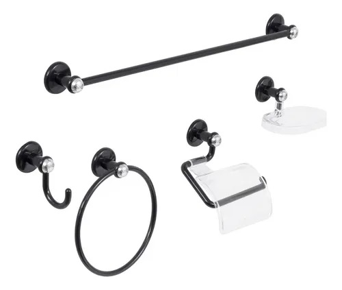 KIT ACESS. 5PCS SOFT PRETO FOSCO