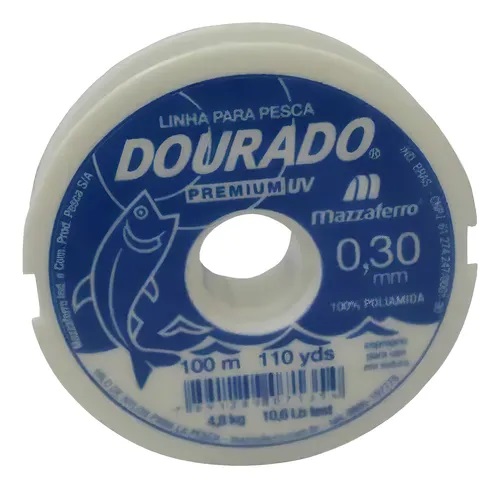 LINHA PESCA DOUARADO 100M 0.30 BRANCO