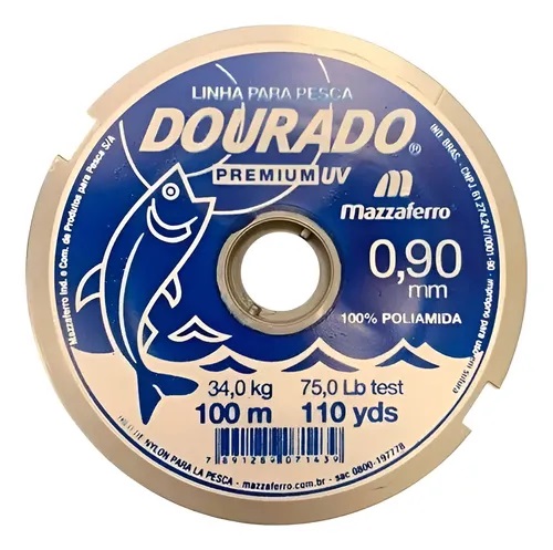 LINHA PESCA DOUARADO 100M 0.90 BRANCO