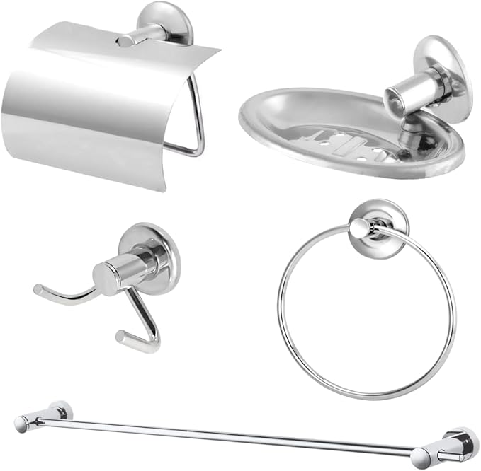 ACESS KIT BANHEIRO METAL 05 PCS