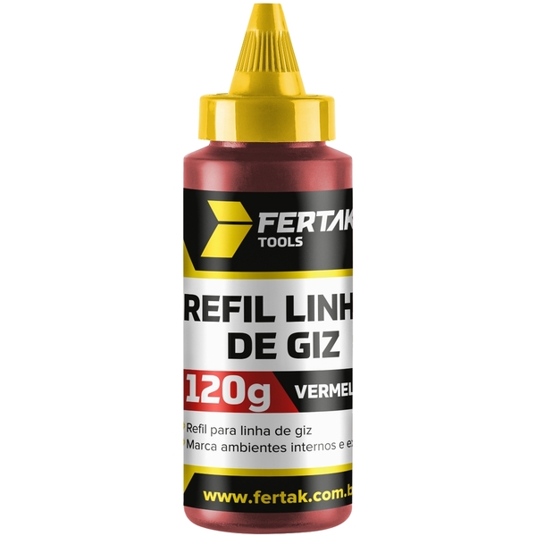 REFILL LINHA DE GIZ 120 G - VERMELHO