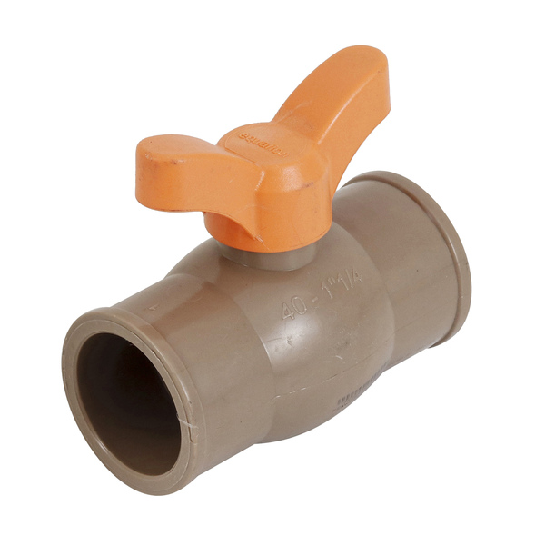 REGISTRO DE ESFERA SOLDAVEL 40MM MARROM