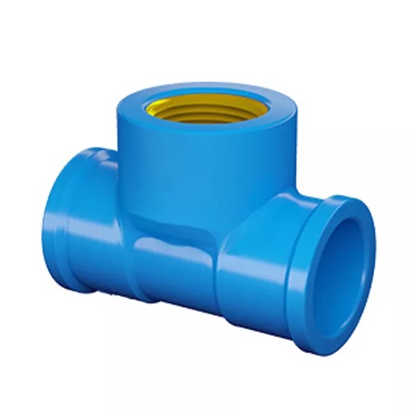 TE LR COM BUCHA DE LATÃO 20 X 1/2” AZ