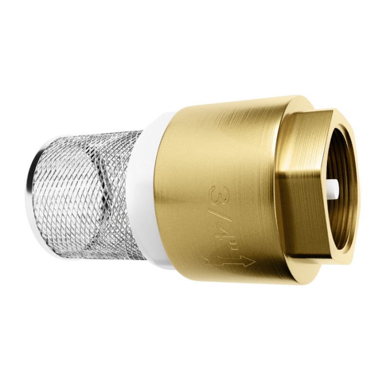 VALVULA RET FUNDO POCO 3/4” INOX