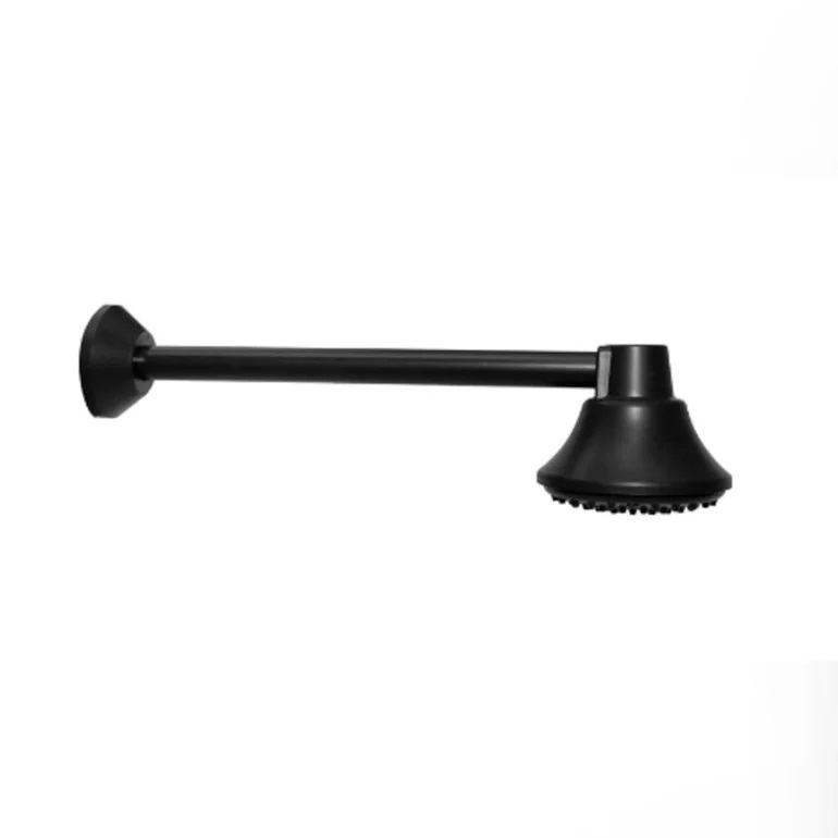 CHUVEIRO PVC RETO RED PRETO 6”
