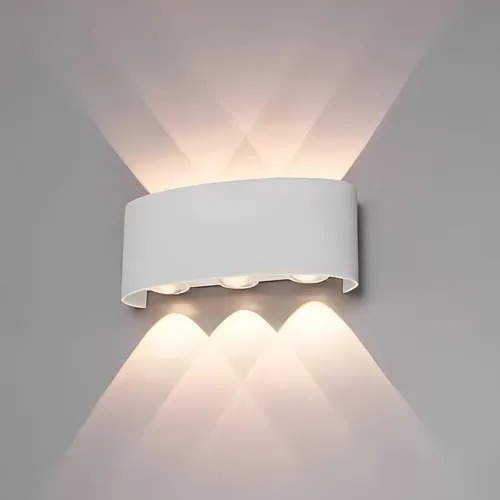 LUMINARIA ARAND LED MEIA LUA 6W ABS BR