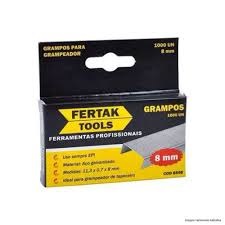GRAMPO PARA GRAMPEADOR 08 MM CX C/ 1000
