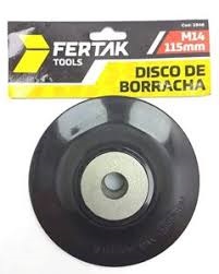 SUP DISCO DE LIXA BORRACHA 115 MM - M14