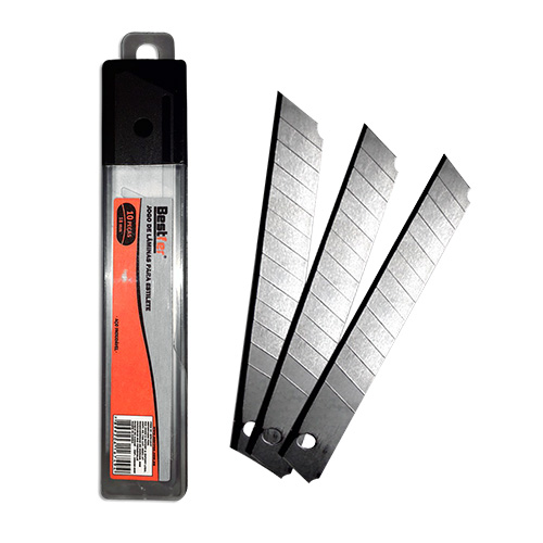 JOGO DE LAMINAS ACO INOX 18MM C/10 PCS