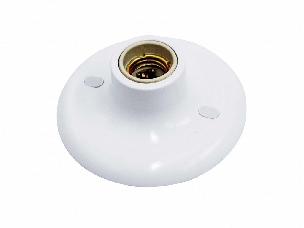 BOCAL C/ SOQUETE E-27 PORCELANA BRANCO