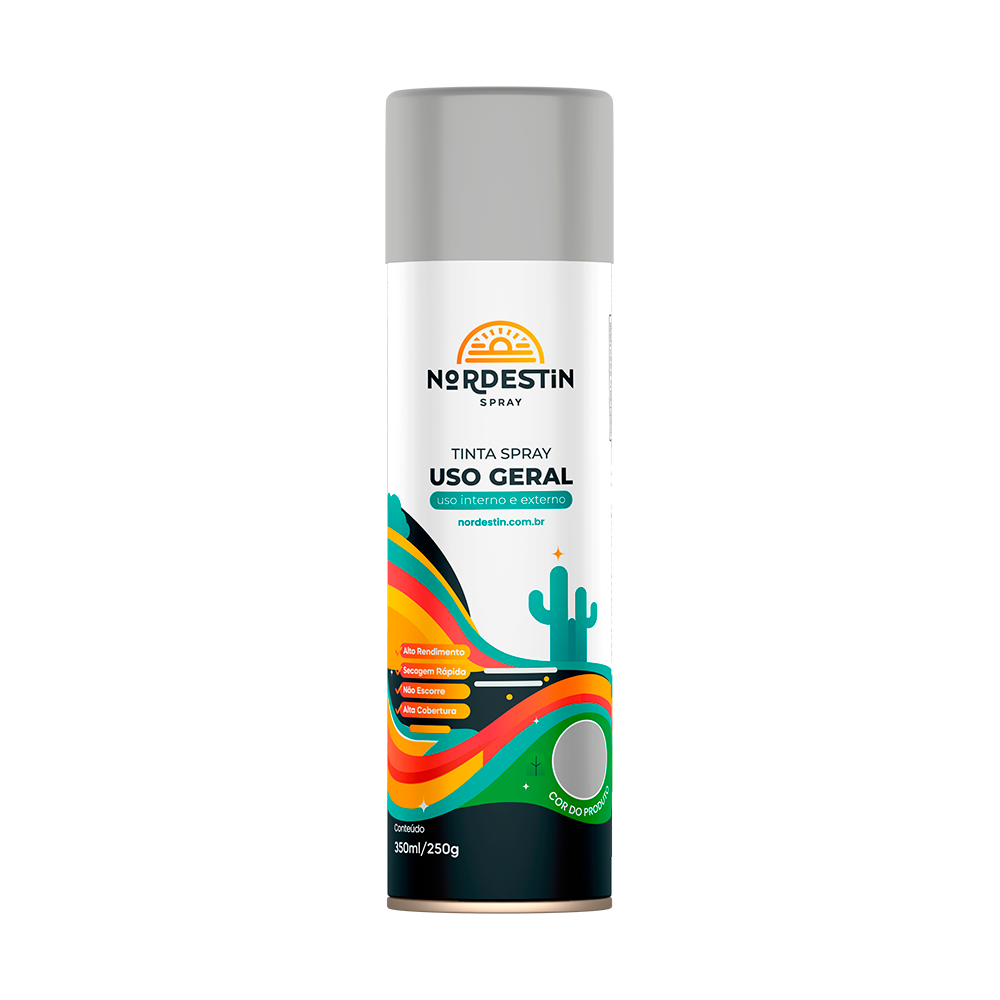 TINTA SPRAY UG 350ML CINZA CLARO NORD
