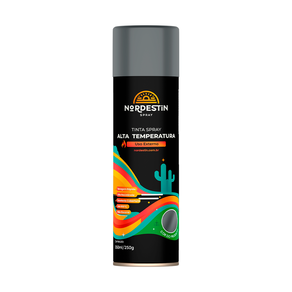 TINTA SPRAY AT 350ML ALUMINIO NORD