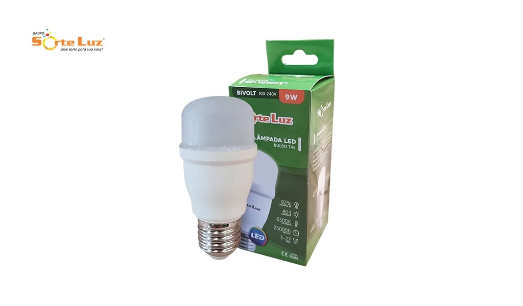 LAMPADA BULBO 9W 6500K