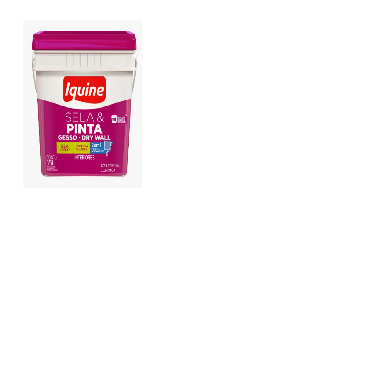 SELA E PINTA GESSO BRANCO NEVE 15L