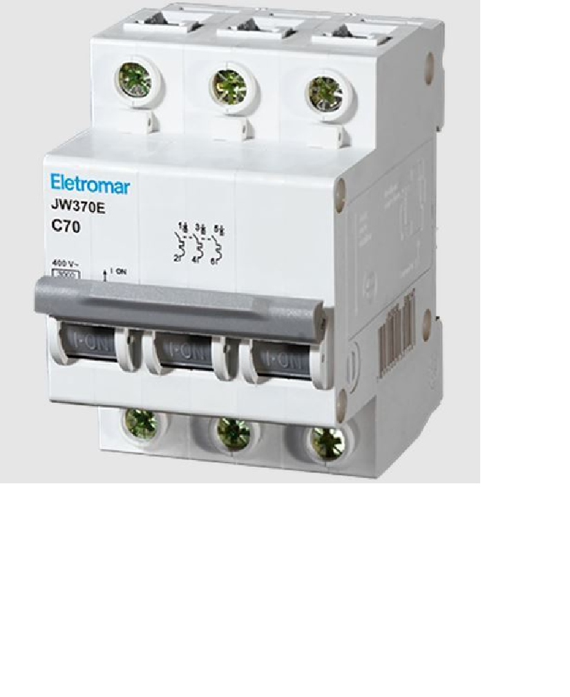 DISJUNTOR TRI CURVA C 70A ELETROMAR