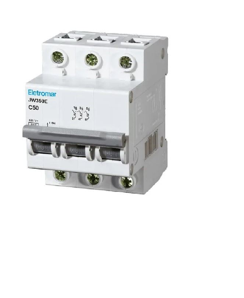 DISJUNTOR TRI CURVA C 50A ELETROMAR