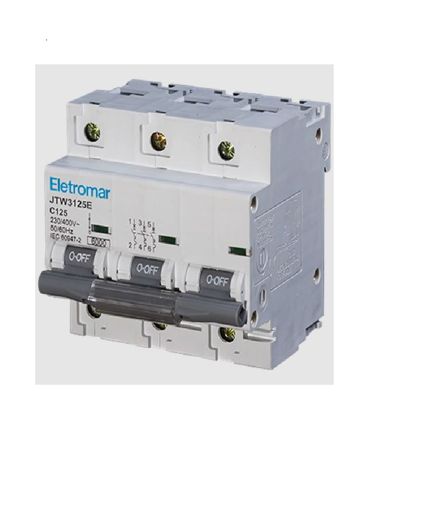 DISJUNTOR TRI CURVA C 125A ELETROMAR