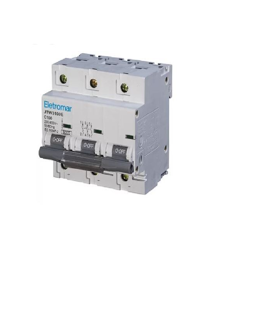 DISJUNTOR TRI CURVA C 100A ELETROMAR