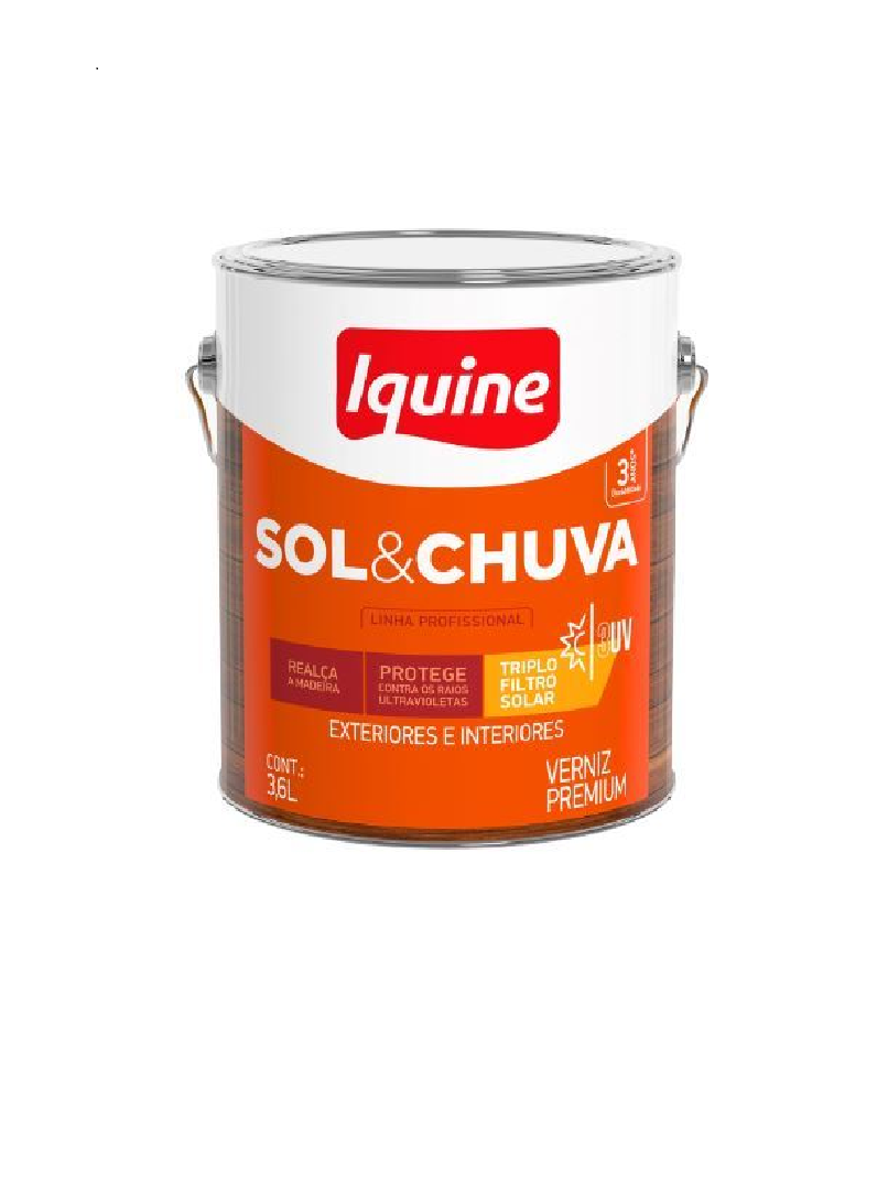 VERNIZ SOL & CHUVA ACET INCOLOR 3,6L