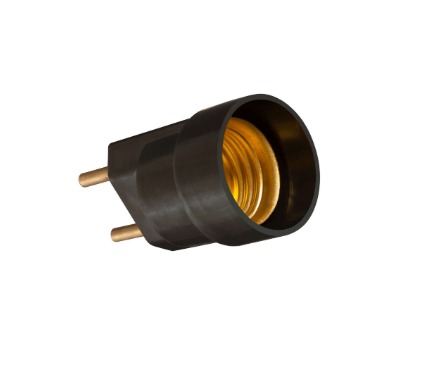 BOCAL SOQUETE E-27 C/2 PINO PT