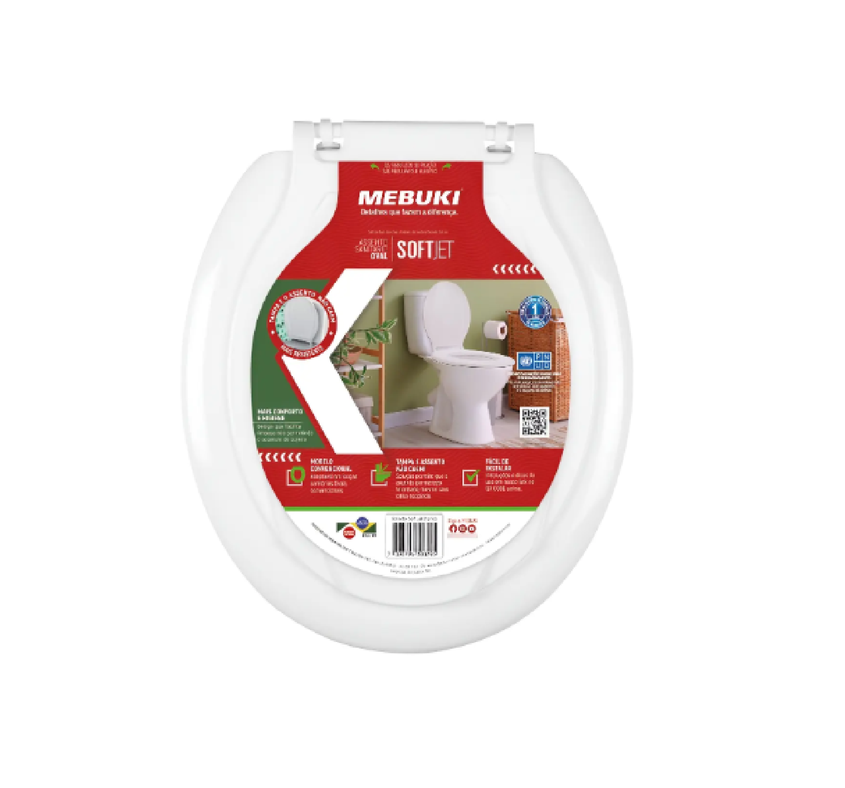 ASSENTO SOF JET BRANCO MEBUKI
