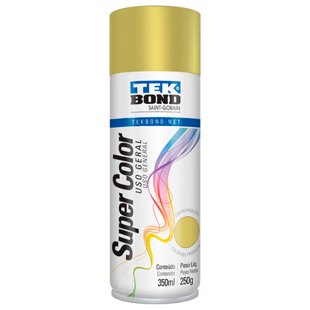 TINTA SPRAY UG 350ML DOURADO TEKBOND