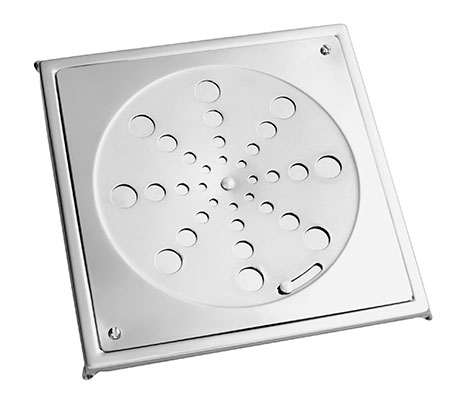 GRELHA COM CAIXA INOX QD10X10 CM UNIAO 